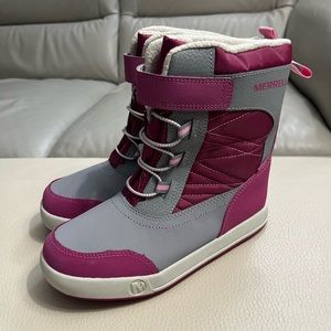 NWOB - Merrell Big Kids’ Snow Boots - Size 3Y